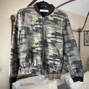 Zara Patched Camo Jacket